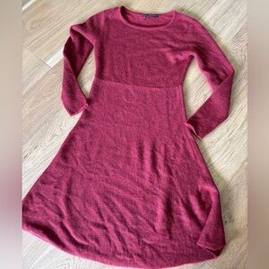 Peruvian connection midi wool sweater dress